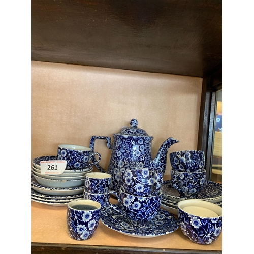 261 - BURLEIGH CALICO WARE