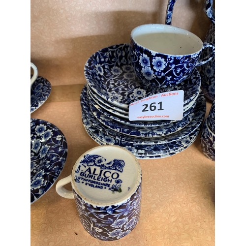 261 - BURLEIGH CALICO WARE