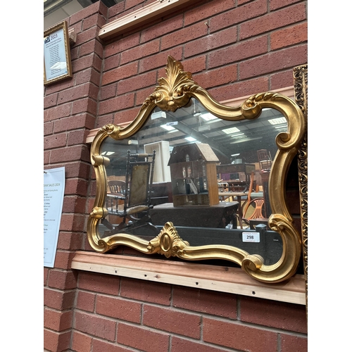 298 - GILT EDGED MIRROR