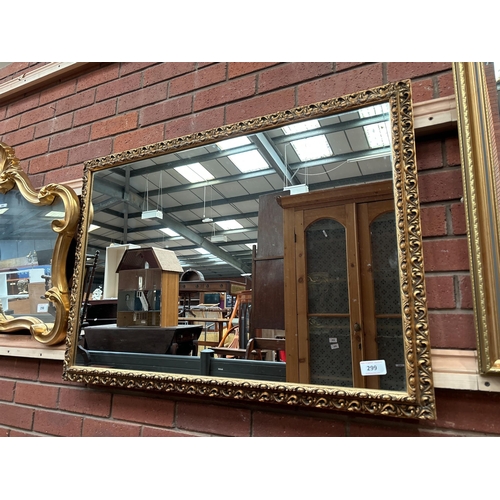 299 - GILT EDGED MIRROR