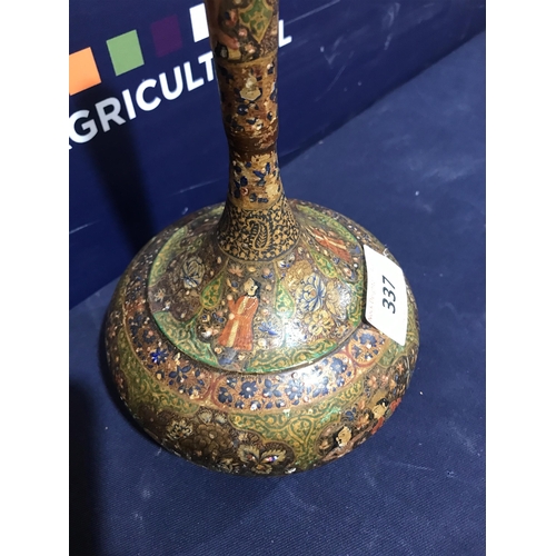 337 - KASHMIRI VASE