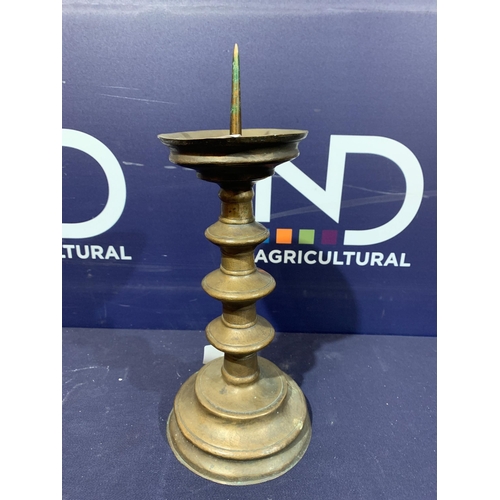 345 - BRASS CANDLESTICK HOLDER