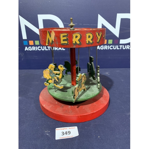 349 - NOVELTY MERRY GO ROUND
