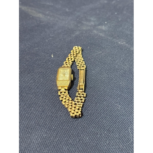 368 - 9CT GOLD ROTARY WATCH 12G