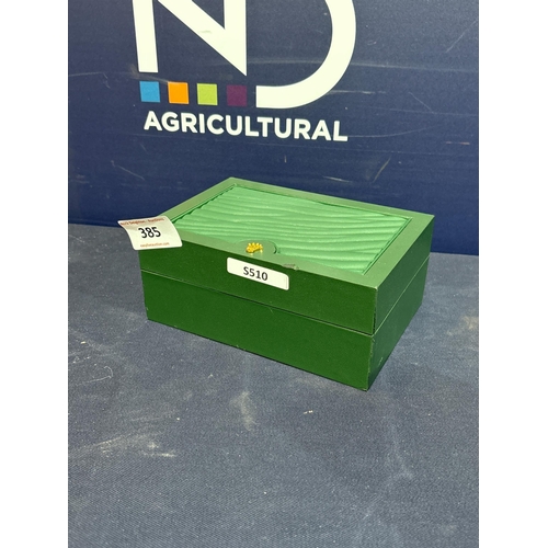 385 - ROLEX WATCH BOX