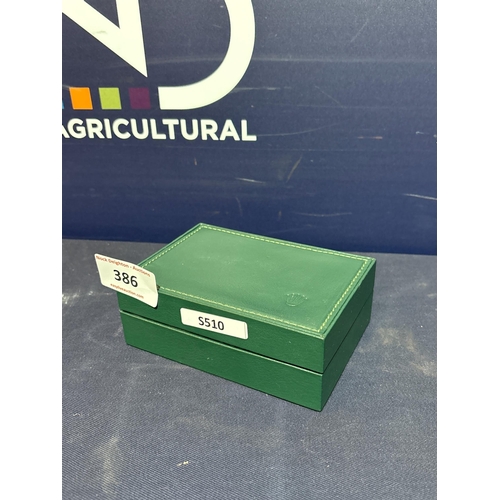386 - ROLEX WATCH BOX