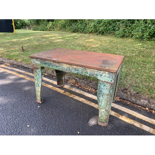 45 - HEAVY DUTY CAST TABLE