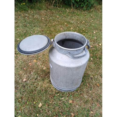 66 - ALUMINIUM MILK CHURN