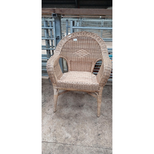 829 - RATTAN CHAIR