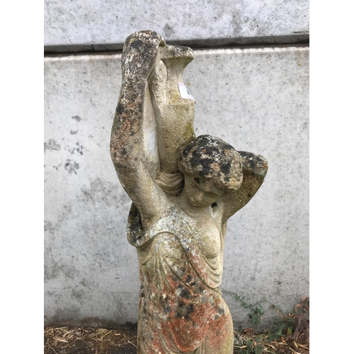 87 - COMPOSITE STONE FIGURE