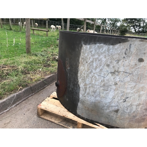 14 - LARGE GALVANISED RIVETED TROUGH