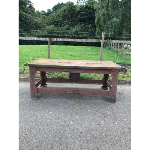 18 - LARGE INDUSTRIAL CAST TABLE