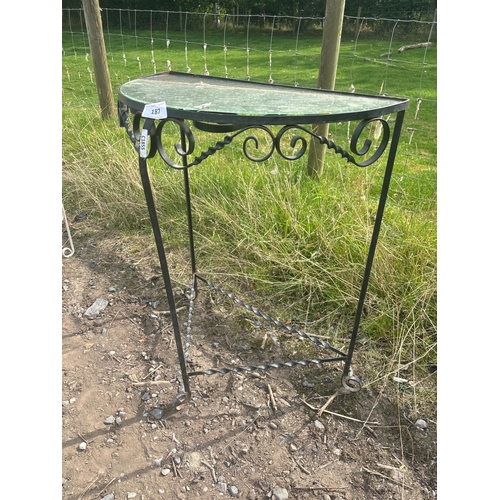 187 - WROUGHT IRON PLANT STAND