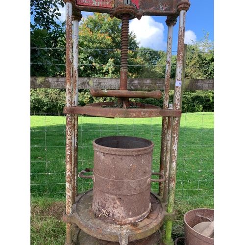 23 - CAST IRON CIDER PRESS