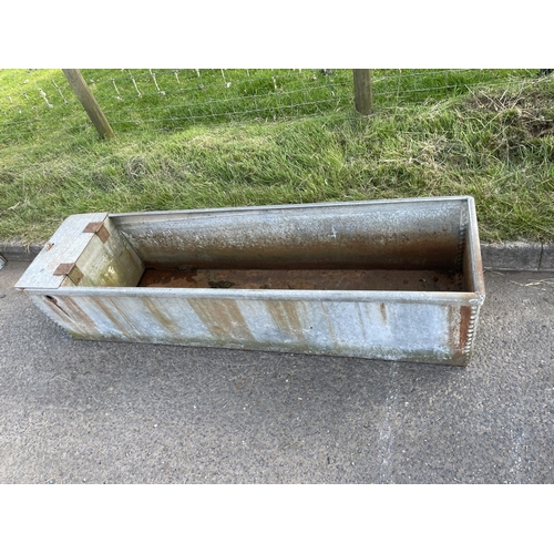 32 - RIVETED GALVANISED WATER TROUGH