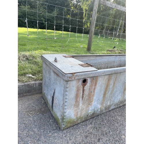 32 - RIVETED GALVANISED WATER TROUGH