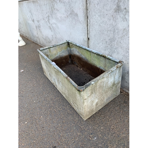 37 - GALVANISED TROUGH