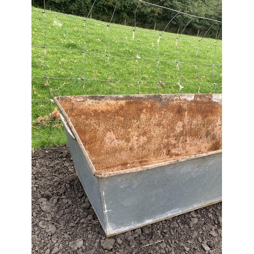 45 - GALVANISED TROUGH