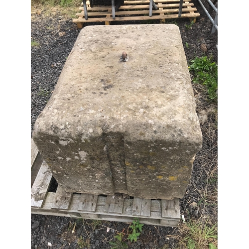 7 - LARGE STONE CHEESE BLOCK