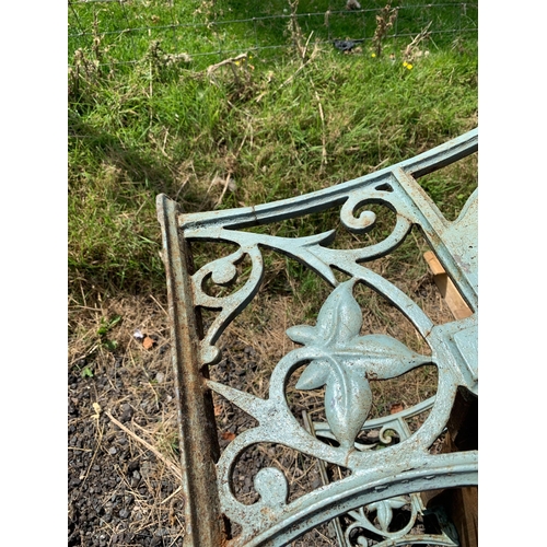 96 - CHILDRENS CAST IRON BENCH