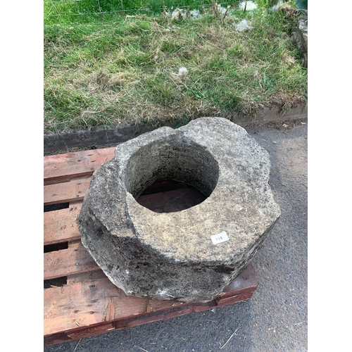 114 - NATURAL STONE TROUGH