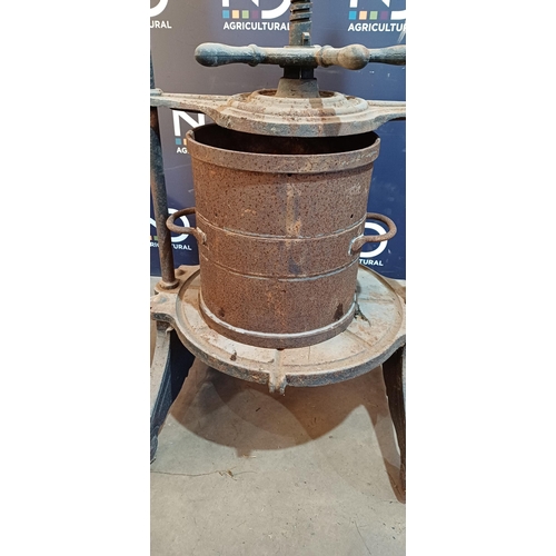 2 - CAST IRON CIDER PRESS