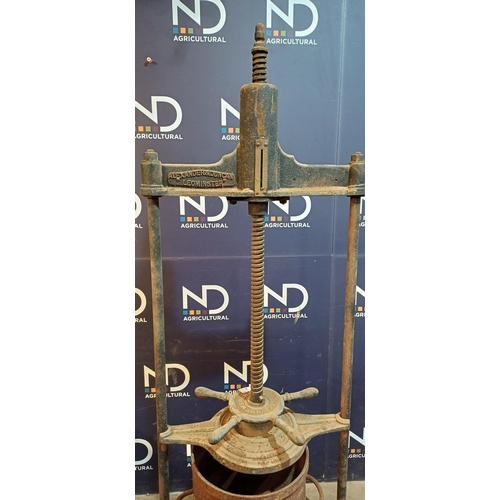 2 - CAST IRON CIDER PRESS