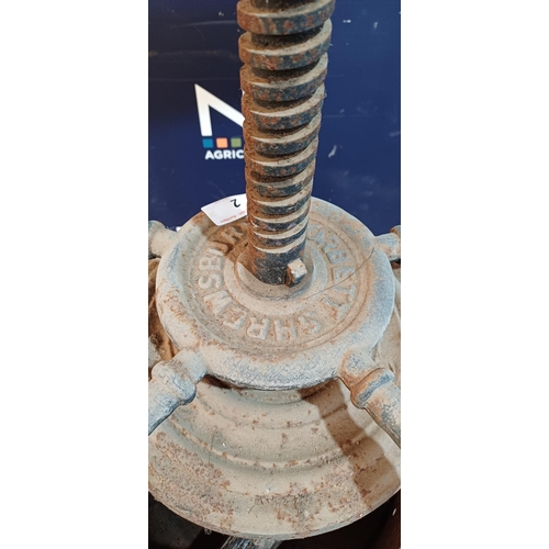 2 - CAST IRON CIDER PRESS