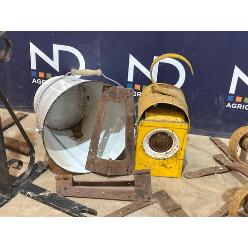 33 - RAILWAY LANTERN ETC