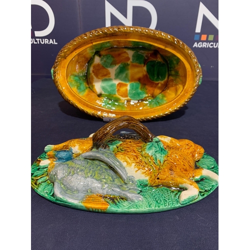 118 - MAJOLICA PIE DISH