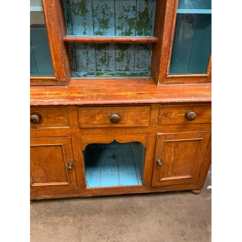 168 - VICTORIAN PINE DRESSER