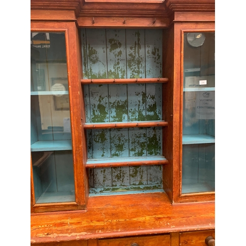 168 - VICTORIAN PINE DRESSER