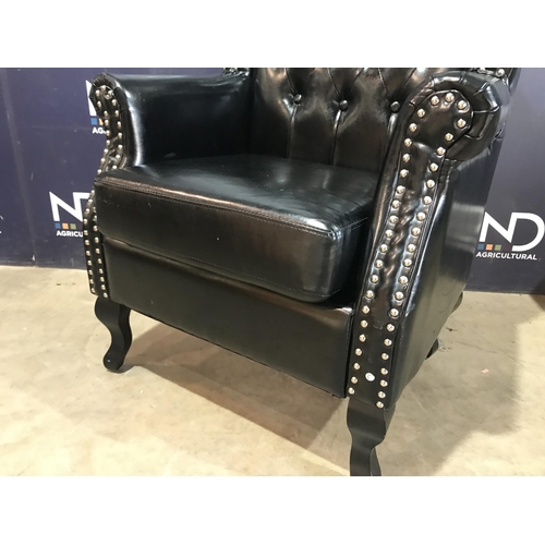 221 - LEATHER CHAIR