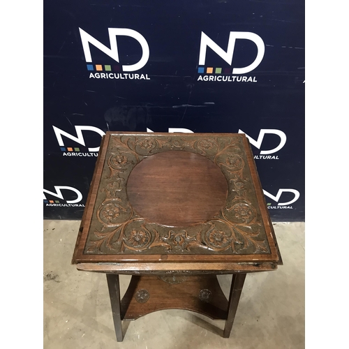 233 - CARVED SIDE TABLE