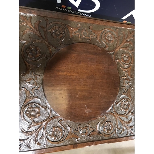 233 - CARVED SIDE TABLE