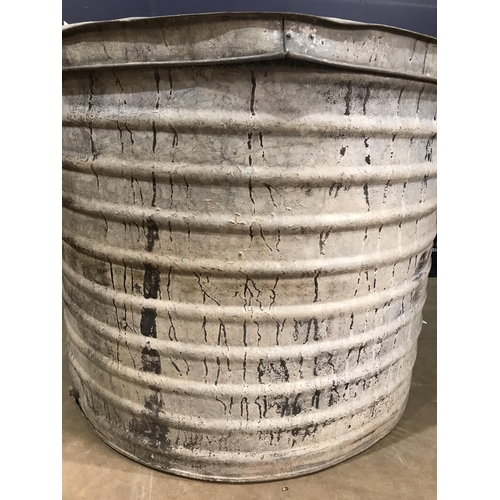 239A - LARGE GALVANISED RIVITED DRUM