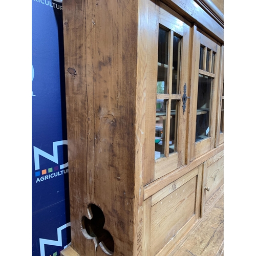 239P - VICTORIAN PINE DRESSER