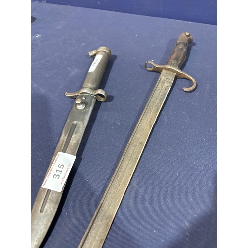 315 - WORLD WAR BAYONET