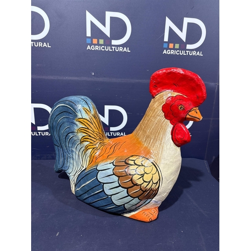 325 - LARGE PAPER MACHE CHICKEN