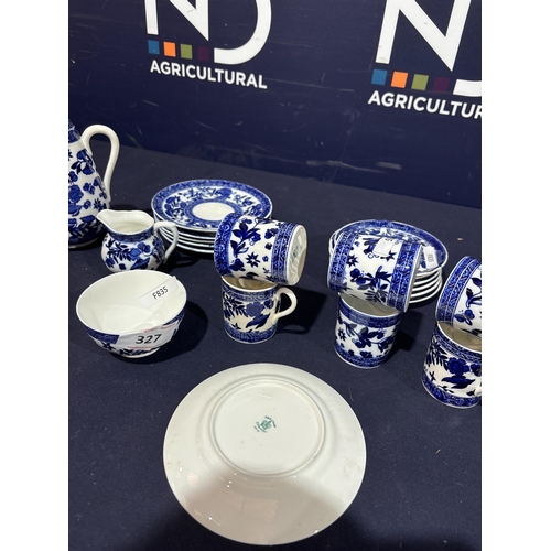 327 - BLUE & WHITE COALPORT