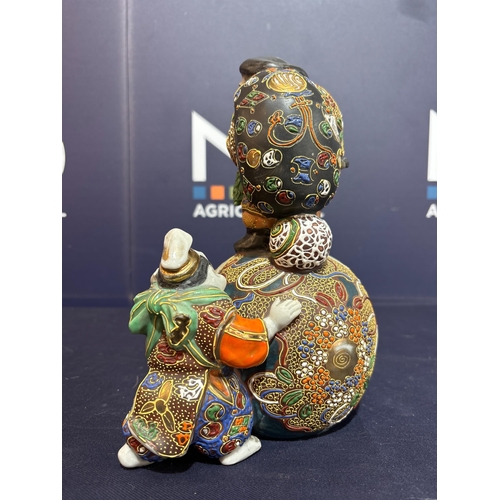 38 - ORIENTAL SATSUMA FIGURE