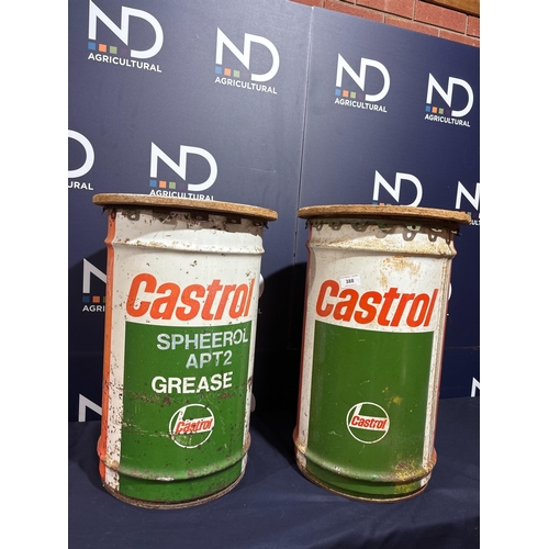 388 - CASTROL DRUMS