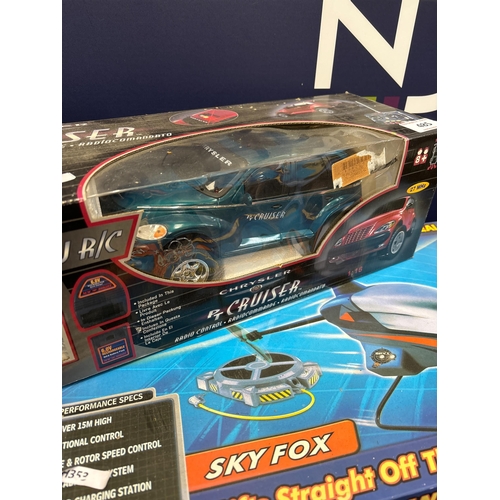 485 - TOY CAR & HELECOPTER