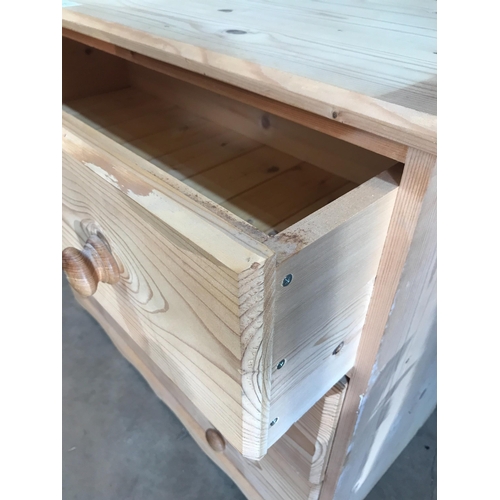 711 - PINE CHEST OF DRAWERS