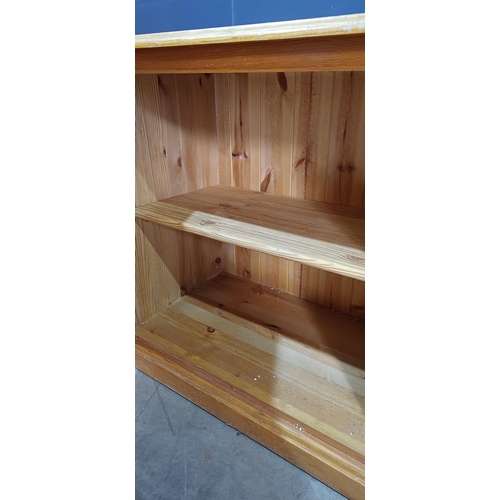 744 - MODERN PINE CUPBOARDS