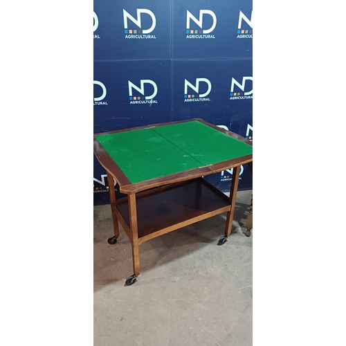 800 - CARD TABLE & DROP LEAF TABLE