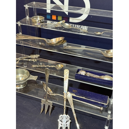 82 - SILVER CUTLERY ETC