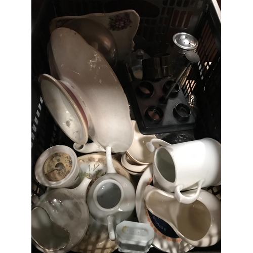 875 - PORCELAIN, PHONES ETC