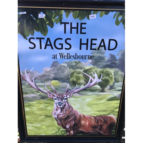 239Z - THE STAGS HEAD PUB SIGN