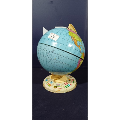 150 - CHAD VALLEY TIN GLOBE